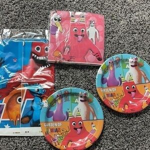 Colorful Party Supplies Set- Rainbow Friends